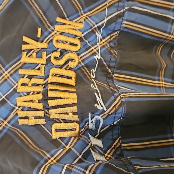 Harley Davidson 115 Years Mens XL Button Down Short Sleeve Biker Shirt limited - Picture 7 of 8